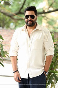 Nara Rohit at Bhairavam Movie Interview, HD Gallery