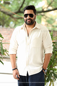 Nara Rohit at Bhairavam Movie Interview, HD Gallery