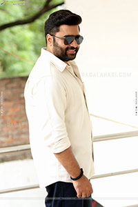 Nara Rohit at Bhairavam Movie Interview, HD Gallery