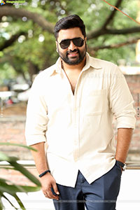 Nara Rohit at Bhairavam Movie Interview, HD Gallery