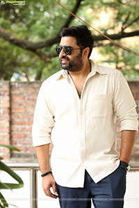 Nara Rohit at Bhairavam Movie Interview, HD Gallery