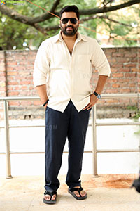 Nara Rohit at Bhairavam Movie Interview, HD Gallery