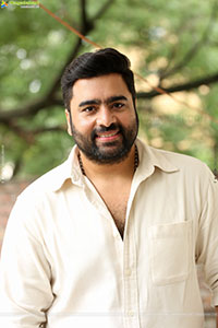 Nara Rohit at Bhairavam Movie Interview, HD Gallery