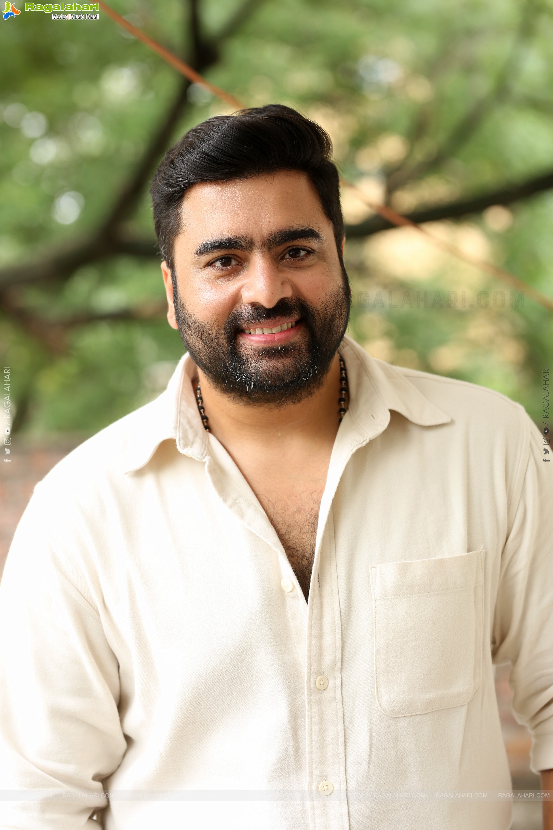 Nara Rohit at Bhairavam Movie Interview, HD Gallery