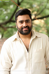Nara Rohit at Bhairavam Movie Interview, HD Gallery