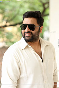 Nara Rohit at Bhairavam Movie Interview, HD Gallery