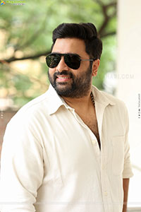 Nara Rohit at Bhairavam Movie Interview, HD Gallery