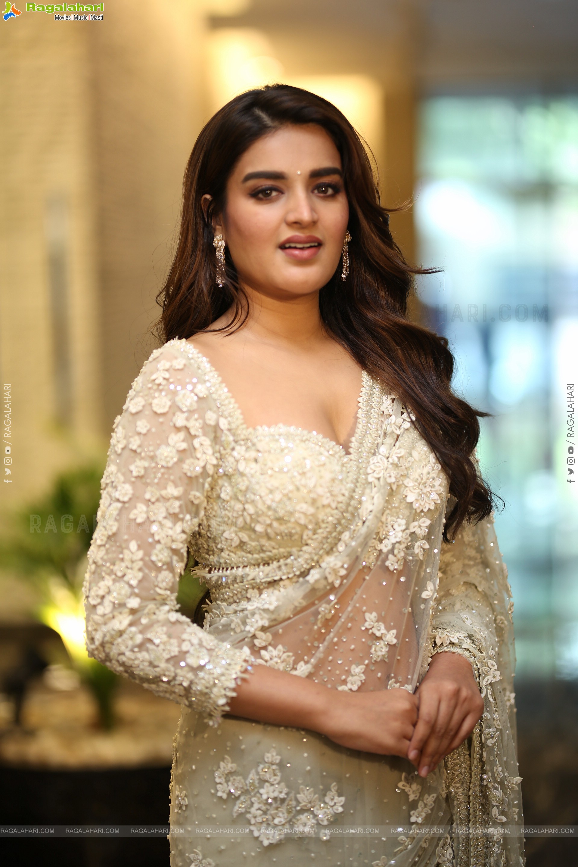 Nidhhi Agerwal at Hari Hara Veera Mallu Song Launch, HD Gallery