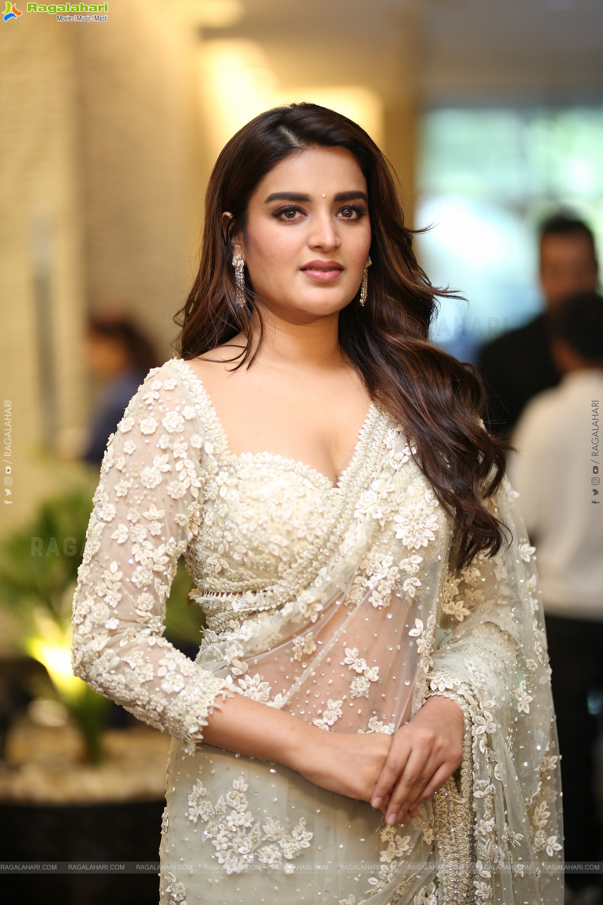 Nidhhi Agerwal at Hari Hara Veera Mallu Song Launch, HD Gallery