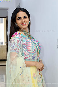 Priyanka Chowdary Poses With Gold Jewellery, HD Gallery