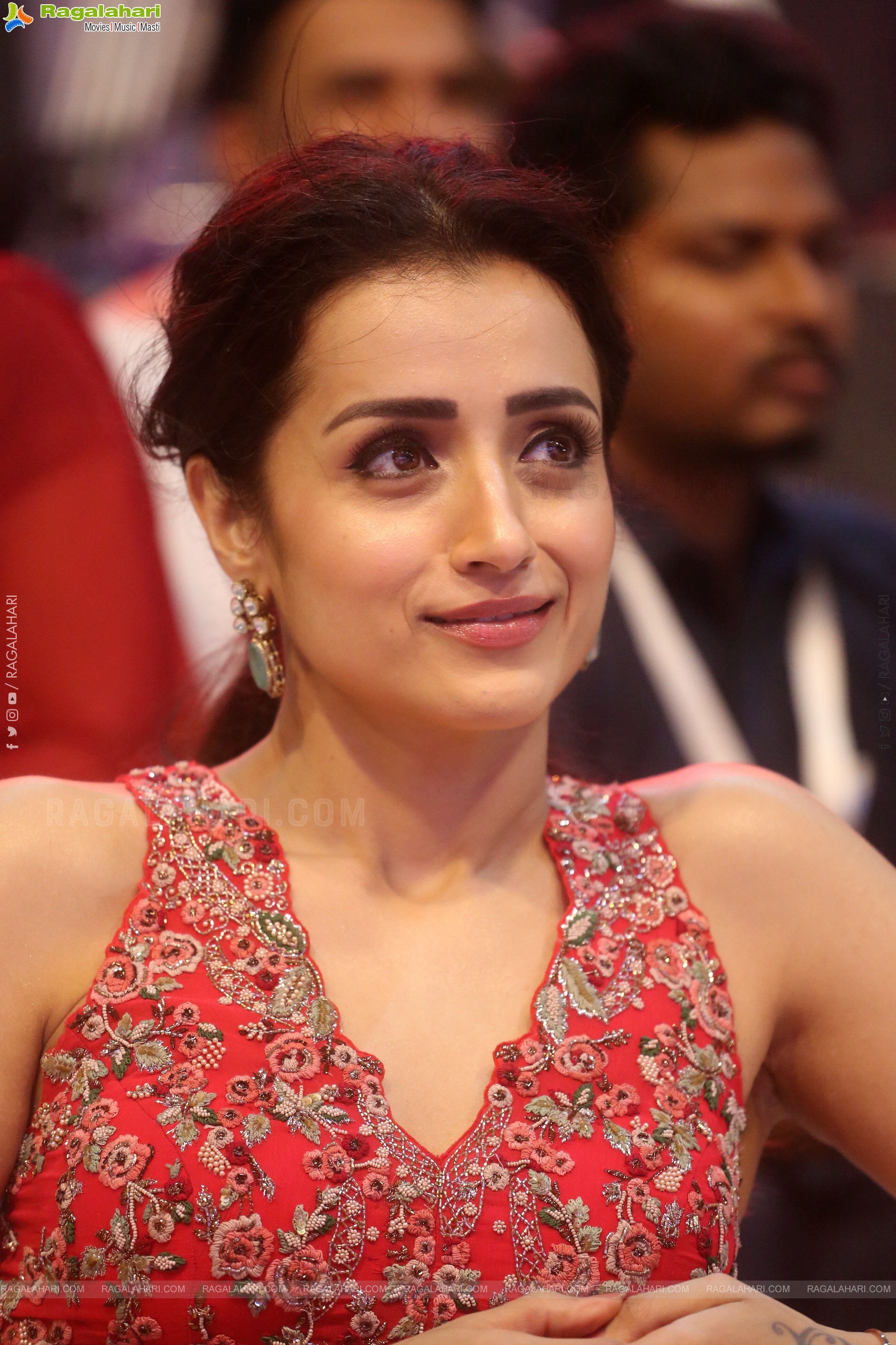 Actress Trisha at Thug Life Pre Release Event, HD Gallery