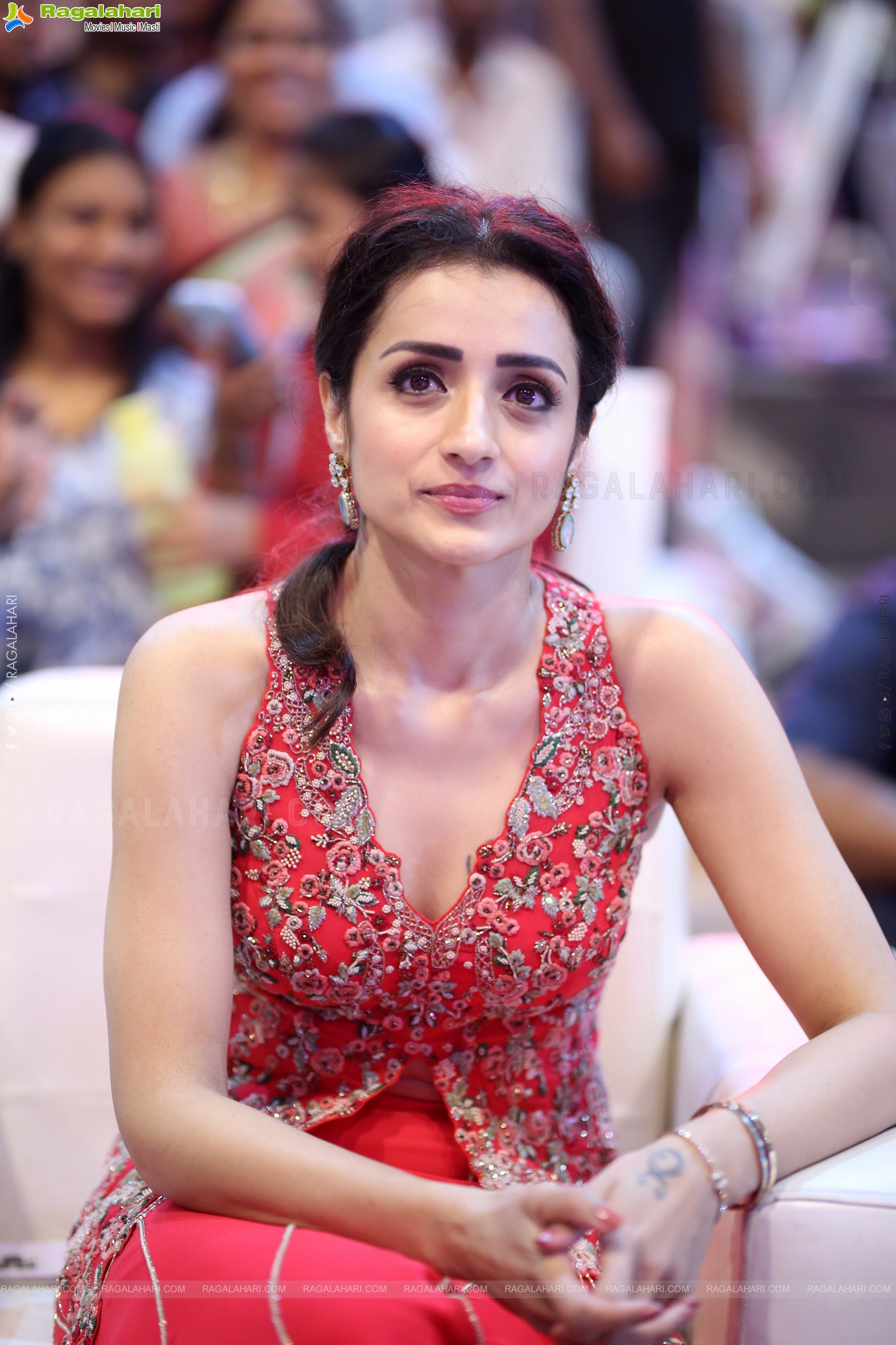 Actress Trisha at Thug Life Pre Release Event, HD Gallery