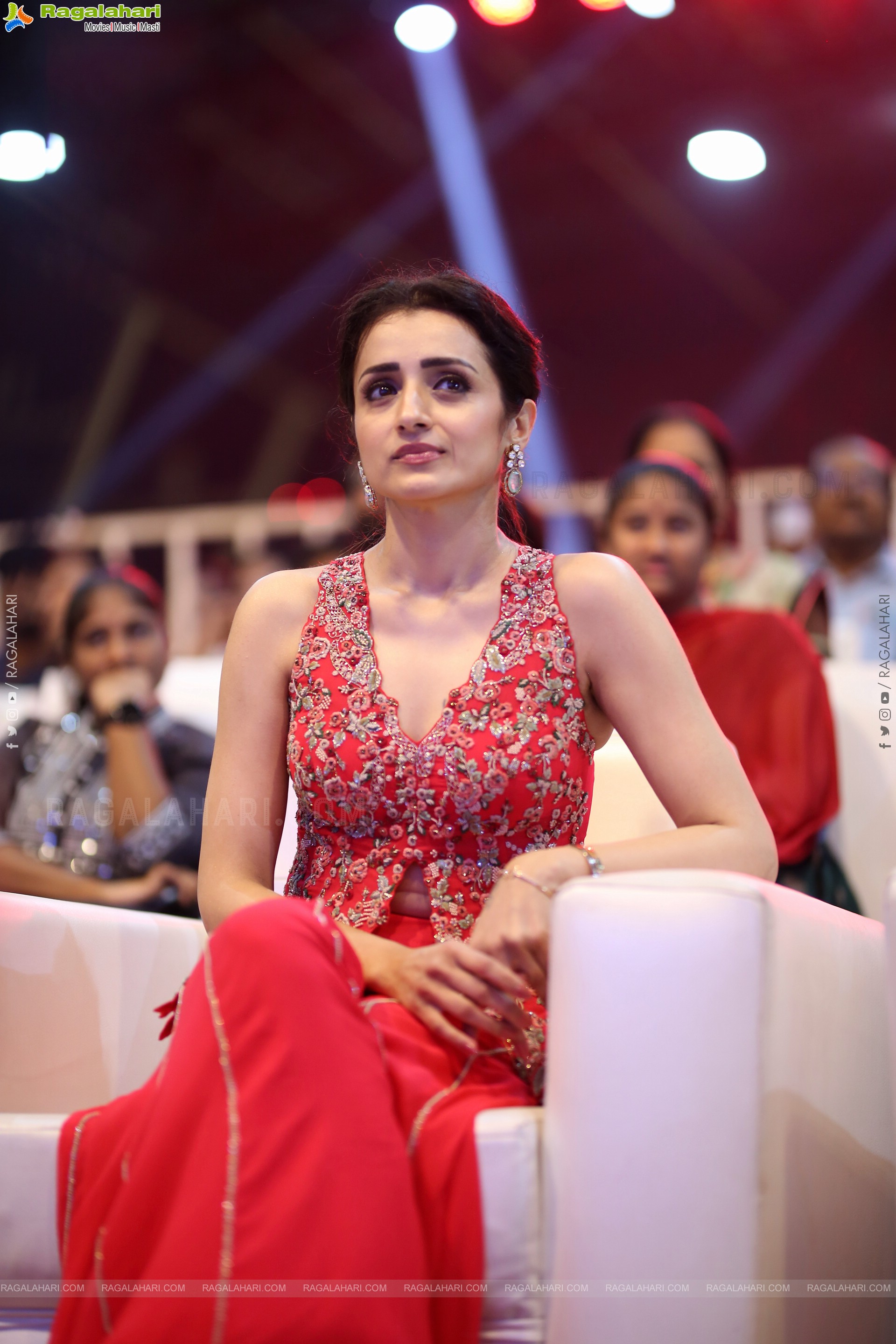 Actress Trisha at Thug Life Pre Release Event, HD Gallery