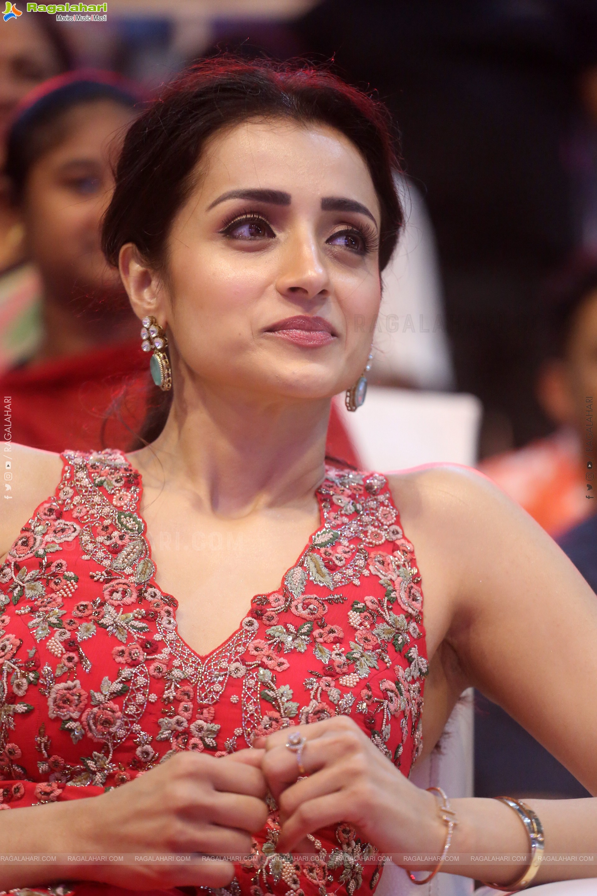 Actress Trisha at Thug Life Pre Release Event, HD Gallery