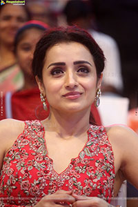 Trisha stills at Thug Life Pre Release Event, HD Gallery