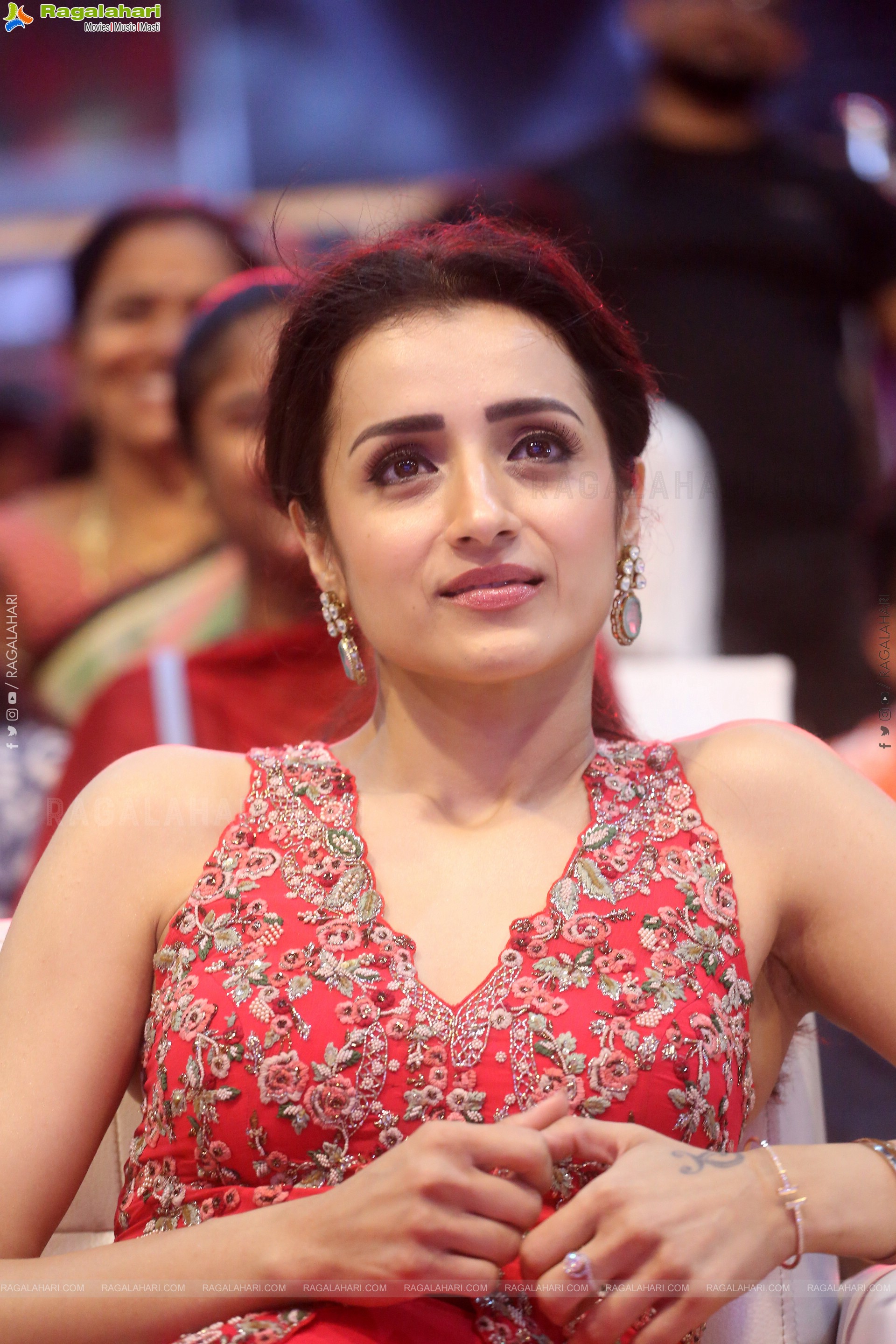 Actress Trisha at Thug Life Pre Release Event, HD Gallery