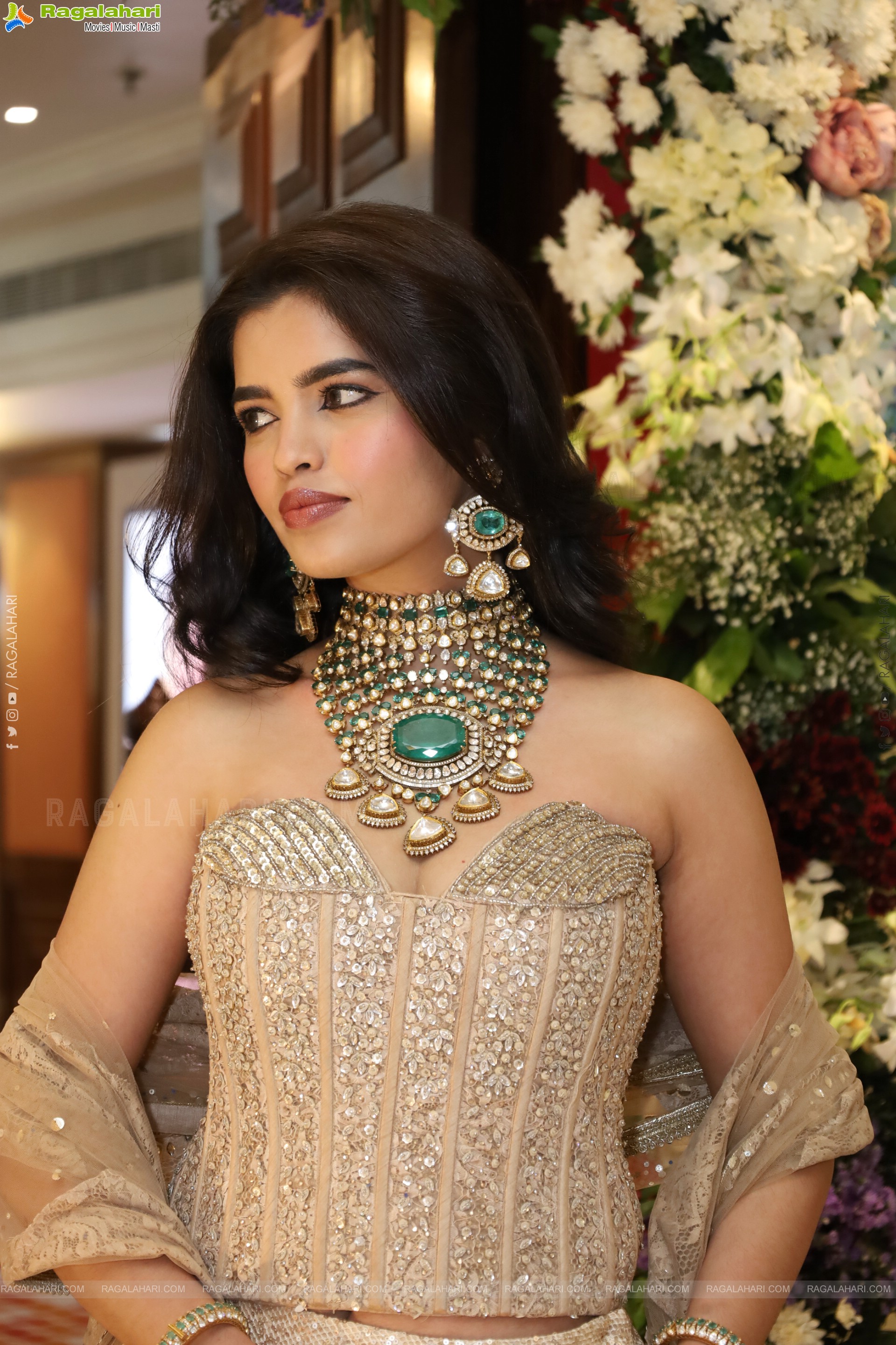 Urmila Chauhan stills in New Designer Lehenga Choli, HD Gallery