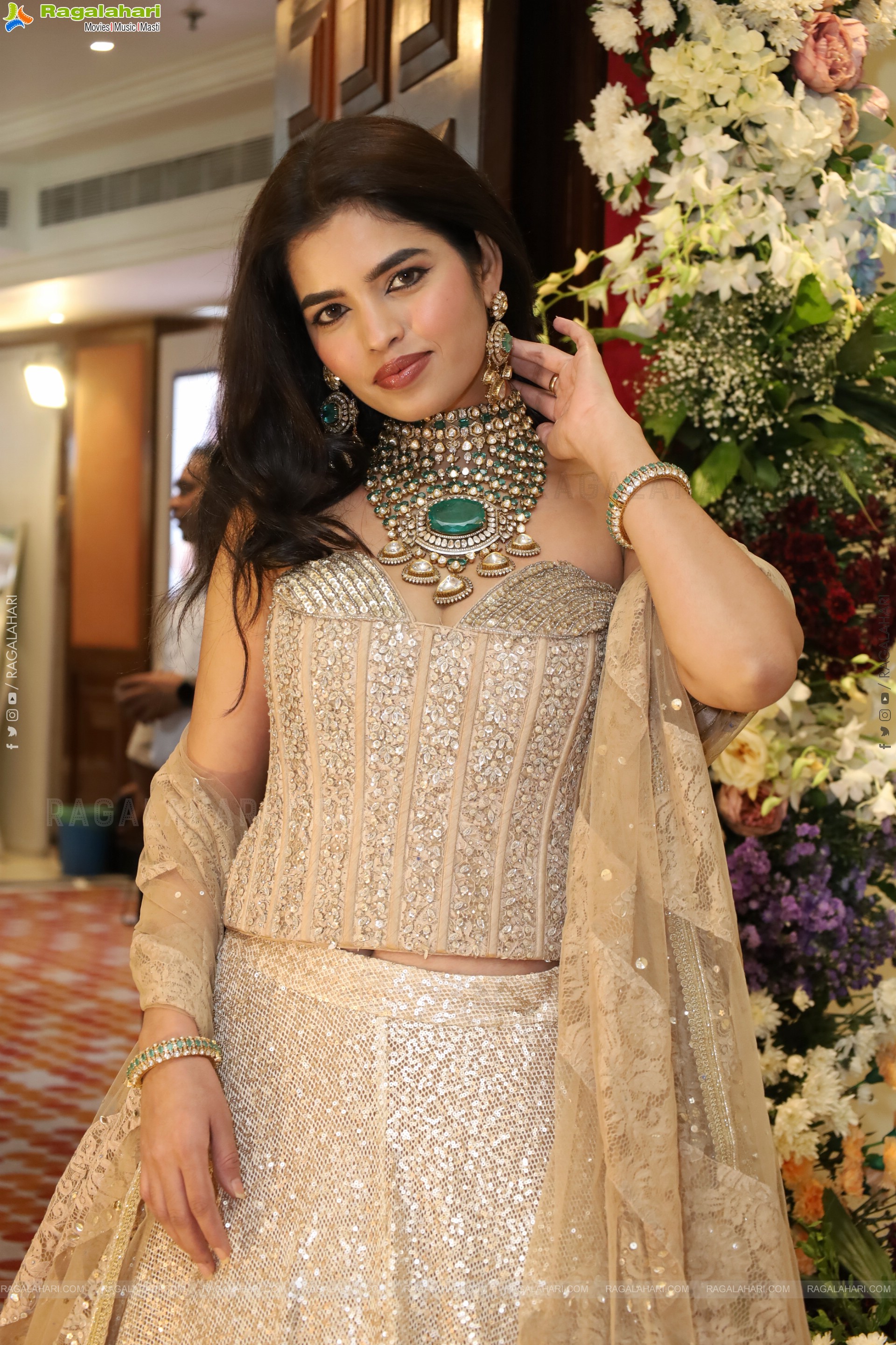 Urmila Chauhan stills in New Designer Lehenga Choli, HD Gallery