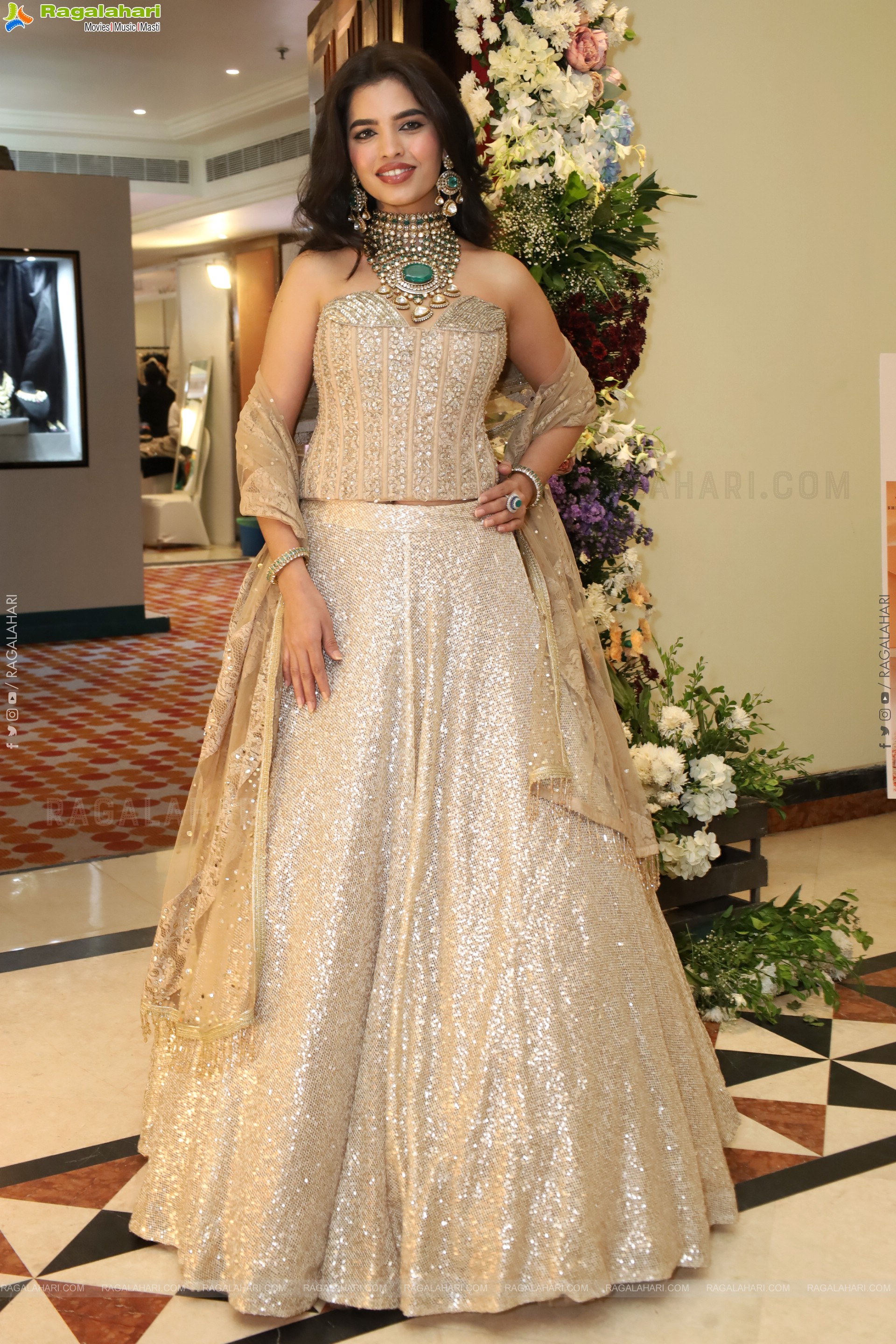 Urmila Chauhan stills in New Designer Lehenga Choli, HD Gallery