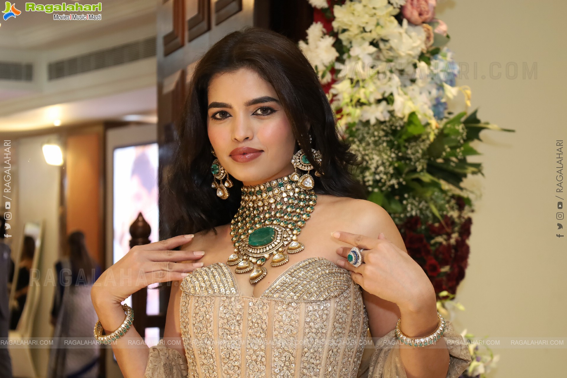 Urmila Chauhan stills in New Designer Lehenga Choli, HD Gallery