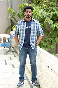 Pavan Kalyan at Purushaha Movie Interview