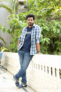 Pavan Kalyan at Purushaha Movie Interview