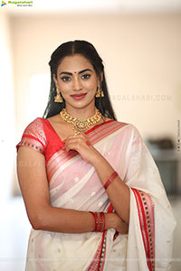 Kamakshi Bhaskarla at Agadha Teaser Launch Event, HD Gallery