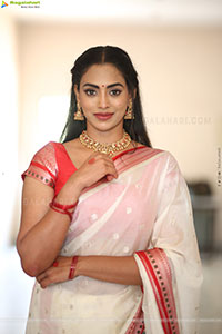Kamakshi Bhaskarla at Agadha Teaser Launch Event, HD Gallery