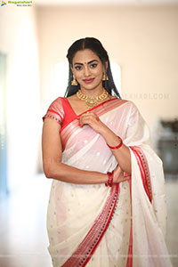 Kamakshi Bhaskarla at Agadha Teaser Launch Event, HD Gallery