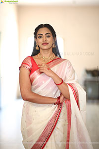 Kamakshi Bhaskarla at Agadha Teaser Launch Event, HD Gallery