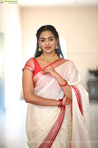 Kamakshi Bhaskarla at Agadha Teaser Launch Event, HD Gallery