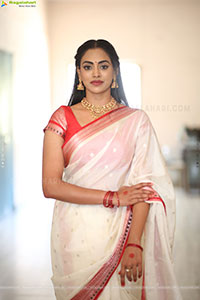 Kamakshi Bhaskarla at Agadha Teaser Launch Event, HD Gallery