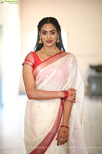 Kamakshi Bhaskarla at Agadha Teaser Launch Event, HD Gallery