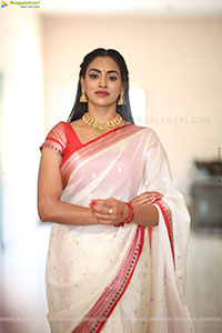Kamakshi Bhaskarla at Agadha Teaser Launch Event, HD Gallery