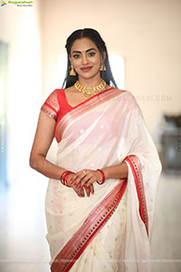 Kamakshi Bhaskarla at Agadha Teaser Launch Event, HD Gallery
