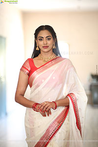 Kamakshi Bhaskarla at Agadha Teaser Launch Event, HD Gallery