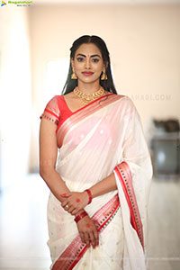 Kamakshi Bhaskarla at Agadha Teaser Launch Event, HD Gallery