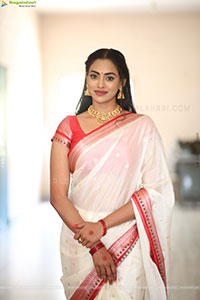 Kamakshi Bhaskarla at Agadha Teaser Launch Event, HD Gallery