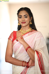 Kamakshi Bhaskarla at Agadha Teaser Launch Event, HD Gallery