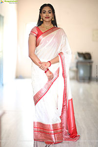 Kamakshi Bhaskarla at Agadha Teaser Launch Event, HD Gallery