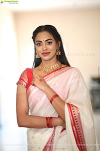 Kamakshi Bhaskarla at Agadha Teaser Launch Event, HD Gallery