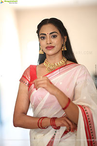 Kamakshi Bhaskarla at Agadha Teaser Launch Event, HD Gallery
