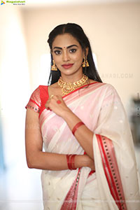 Kamakshi Bhaskarla at Agadha Teaser Launch Event, HD Gallery