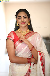 Kamakshi Bhaskarla at Agadha Teaser Launch Event, HD Gallery