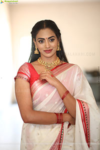 Kamakshi Bhaskarla at Agadha Teaser Launch Event, HD Gallery