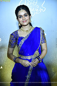 Nidhi Pradeep at Godari Gattupaina Movie Pre Release Event