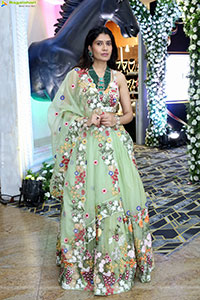 Punam Shail stills in Elegant Silk Lehenga Choli