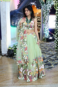 Punam Shail stills in Elegant Silk Lehenga Choli