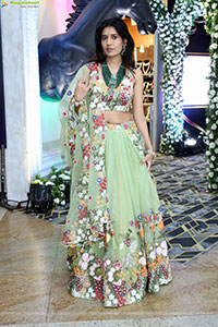 Punam Shail stills in Elegant Silk Lehenga Choli
