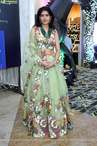 Punam Shail stills in Elegant Silk Lehenga Choli
